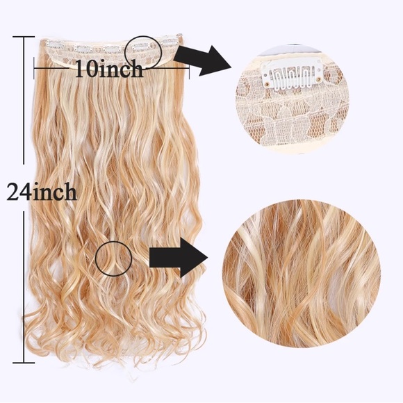 New ombré black and brown beautiful hair extension - Picture 2 of 11